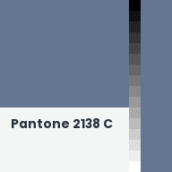 Color chip: Pantone 2138 C