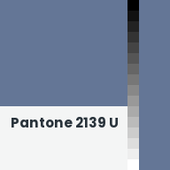Color chip: Pantone 2139 U