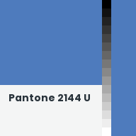 Color chip: Pantone 2144 U