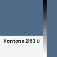 Color chip: Pantone 2153 U