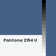 Color chip: Pantone 2154 U
