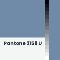 Color chip: Pantone 2158 U