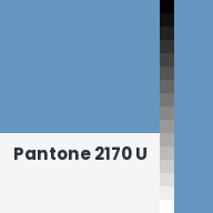 Color chip: Pantone 2170 U