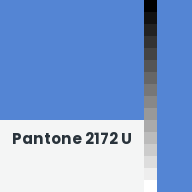 Color chip: Pantone 2172 U