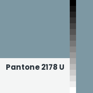 Color chip: Pantone 2178 U