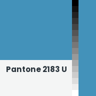 Color chip: Pantone 2183 U