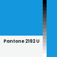 Color chip: Pantone 2192 U
