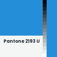 Color chip: Pantone 2193 U