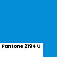 Color chip: Pantone 2194 U
