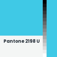 Color chip: Pantone 2198 U