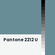 Color chip: Pantone 2212 U
