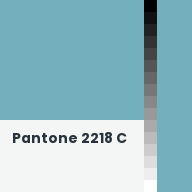 Color chip: Pantone 2218 C