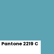 Color chip: Pantone 2219 C