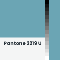 Color chip: Pantone 2219 U