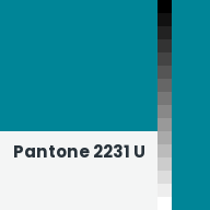 Color chip: Pantone 2231 U