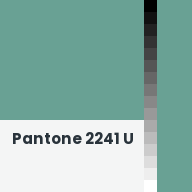 Color chip: Pantone 2241 U