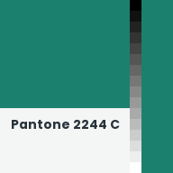 Color chip: Pantone 2244 C