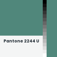 Color chip: Pantone 2244 U
