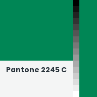 Color chip: Pantone 2245 C