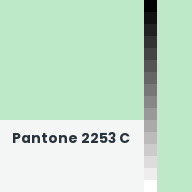 Color chip: Pantone 2253 C