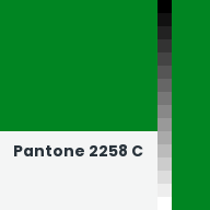 Color chip: Pantone 2258 C