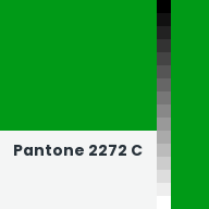 Color chip: Pantone 2272 C