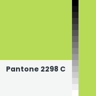 Color chip: Pantone 2298 C