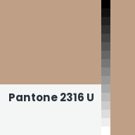 Color chip: Pantone 2316 U