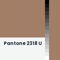 Color chip: Pantone 2318 U