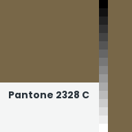 Color chip: Pantone 2328 C