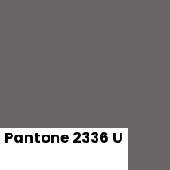 Color chip: Pantone 2336 U