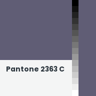 Color chip: Pantone 2363 C
