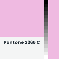 Color chip: Pantone 2365 C