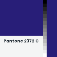 Color chip: Pantone 2372 C