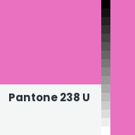 Color chip: Pantone 238 U