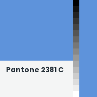 Color chip: Pantone 2381 C