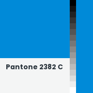 Color chip: Pantone 2382 C