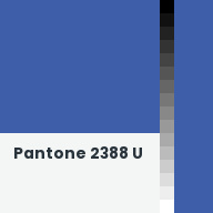 Color chip: Pantone 2388 U