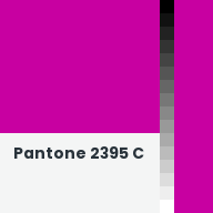 Color chip: Pantone 2395 C