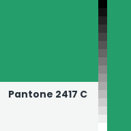 Color chip: Pantone 2417 C