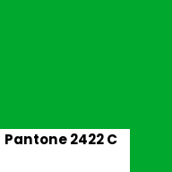 Color chip: Pantone 2422 C
