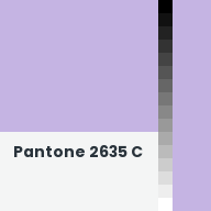 Color chip: Pantone 2635 C