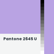 Color chip: Pantone 2645 U