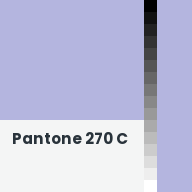 Color chip: Pantone 270 C
