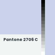 Color chip: Pantone 2706 C