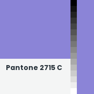 Color chip: Pantone 2715 C