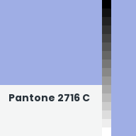 Color chip: Pantone 2716 C