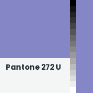 Color chip: Pantone 272 U