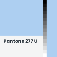 Color chip: Pantone 277 U