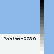 Color chip: Pantone 278 C